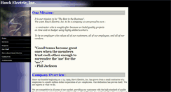 Desktop Screenshot of hawkelectric.org